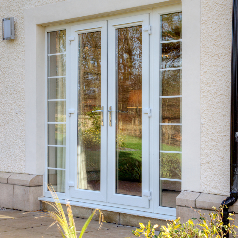 Standard Size uPVC French Doors